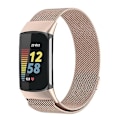 Miniatyrbillede 1 af 5: Milano magnetisk metalurbånd til Fitbit Charge 5 Champagne Gold