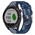 Miniatyrbild 1 av 5: För Garmin Approach S40 20mm Nylon Woven Watch Band Blue