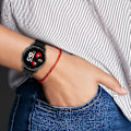 Miniatyrbilde 5 av 5: For Garmin Venu 2plus 20mm Cross Textured Silicone Watch Band Red