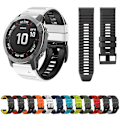 Pikkukuva 4 / 5: Garmin Fenix ​​7/7x/6/6x/5/5x 22 mm, kaksivärinen watch Black Red