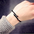 Miniatyrbilde 2 av 4: Mote armbånd rustfritt stål par åpning armring titan spiker kvinner menn