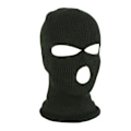 Miniatyrbillede 1 af 5: Hele ansigts skimaske vinterhue balaclava hætte hue varm taktisk hat 3 hul Green