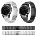 Miniatyrbillede 3 af 5: Til Garmin Quatix 5 Sapphire 22mm Tortoise Shell rustfrit stål urbånd Black