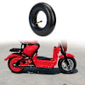 Miniatyrbillede 3 af 5: 2.80/2.50-4 2.80-4 2.50-4 Dæk Indertube Oppustelig Udskiftning Gummi Tr87 Buet Stem Bla