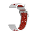 Miniatyrbillede 2 af 2: Til Garmin Forerunner 245 Two-tone Strap White - Red