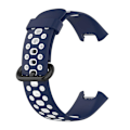 Miniatyrbillede 2 af 5: To-farvet silikonearmbånd til Xiaomi Redmi Watch 2 Lite Blue White
