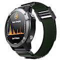 Miniatyrbillede 3 af 5: Til Garmin Fenix ​​6x / 5x 26mm krog-og-løkkebefæstelse nylonurrem Army Green