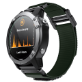 Pikkukuva 3 / 5: Garmin Fenix ​​6x / 5x 26 mm koukku- ja watch nylon Army Green