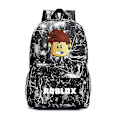 Miniatyrbillede 1 af 3: Roblox Rygsæk Roblox Custom Skole Rygsæk Unisex Lightning Black
