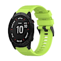 Pikkukuva 1 / 5: Garmin Fenix ​​6x 26 mm vaakasuora pintakuvioinen watch irrotustyökalulla Lime Green