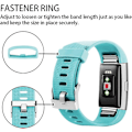 Miniatyrbillede 5 af 5: Udskiftningsbånd, der er kompatible med Fitbit Charge 2, Classic & Special Edition justerbare sportsarmbånd Cyan Small