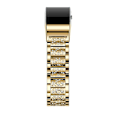 Miniatyrbillede 4 af 5: Diamantbesat urrem i massivt rustfrit stål til Fitbit Charge 2 Gold
