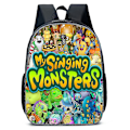 Miniatyrbilde 1 av 3: My Singing Monsters Barn Ryggsekk for Gutter og Jenter - Skoleveske - Reisesekk - Gaver-1 A