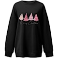 Miniatyrbilde 4 av 4: Dame Julegensere Salg Oversized Rund Hals Topper med