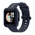 Pikkukuva 1 / 5: Xiaomi Redmi Watch/redmi Watch 2/mi Watch Lite/mi Watch Lite 2 älykellohihna pehmeä silikoni ranneke kellokuorella 1 Navy Blue