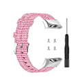 Miniatyrbild 1 av 5: För Garmin Forerunner 45 / 45s / Swim 2 Universal Nylon Canvas Watch Band Pink