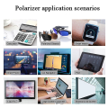 Pikkukuva 2 / 5: Lineaarinen polarisaattorikalvo LCD/led-polarisoitu suodatin (liimalla)