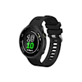 Miniatyrbilde 1 av 4: Rem for Garmin Venu 20 mm svart silikon twill-klokkearmbånd