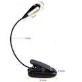 Pikkukuva 4 / 5: Led-lukulamppu, kirjanpidinlamppu, USB-ladattava