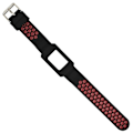 Miniatyrbillede 4 af 5: Til Fitbit Charge 3 alt-i-en silikone beskyttelseshylster erstatningsurrem Red