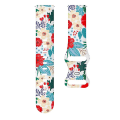 Miniatyrbilde 3 av 5: For Fitbit Versa Printing Butterfly Buckle Silicone Watch Band Flowers