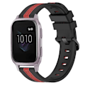 Miniatyrbild 1 av 5: För Garmin Venu Sq 20 mm vertikalt tvåfärgs watch Black-Red