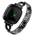Pikkukuva 4 / 5: Fitbit Versa 3 / Sense Universal Diamond Metal Watch Black