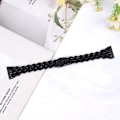 Miniatyrbilde 4 av 5: For Fitbit Versa 3 / Sense Universal Rhombus Resin Watch Band Black