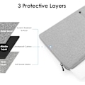 Miniatyrbilde 3 av 5: Laptopveske 13\" Enkel Laptop Canvasveske Grå