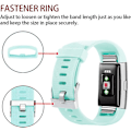 Miniatyrbillede 3 af 5: Udskiftningsbånd, der er kompatible med Fitbit Charge 2, Classic & Special Edition justerbare sportsarmbånd Teal Large