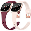 Pikkukuva 1 / 5: Silikoniranneke Fitbit Versa ja Versa 2:lle - Ohut ja kapea vaihtohihna