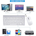 Miniatyrbild 3 av 5: Trådlöst tangentbord och mus för Apple Imac Windows eller Android (2,4g trådlös)