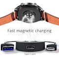 Miniatyrbillede 2 af 5: Oplader kompatibel til Huawei Watch Gt Classic Sport, Gt2, Gt 2e, Honor Watch Magic 2, Honor Watch Dream (2-pack)