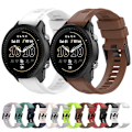 Miniatyrbillede 3 af 5: Til Garmin Instinct 2 22 mm ensfarvet silikoneurrem Red