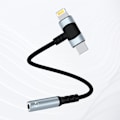 Pikkukuva 1 / 5: in1 iPhone USB c Kuulokeliitäntäadapteri Lightning +USB-C - 3,5 mm:n audioliitäntäadapteri iPhone 15 14 13:lle, Samsung ja muut Type-C -laitteet