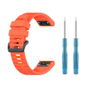 Miniatyrbilde 1 av 4: Silikon Hurtigutløser Rem For Garmin Fenix 7 / Epix Coral Red