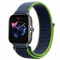 Miniatyrbild 1 av 5: 20 mm 22 mm watch för Amazfit Gts/2/2e/4/3/mini Gtr 4/2/3/ pro 47 mm Stratos 3 nylon Pulseira Correa Amazfit bipsband Neon Lime 58 20mm