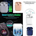 Pikkukuva 5 / 5: Taivaansiniset opp-laukut 1 pari langattomat mini- bluetooth kuulokkeet in-ear-kuulokkeiden nappikuulokkeet laturilla earbu z28