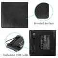 Miniatyrbillede 2 af 5: Eksternt cd-dvd-drev med USB 3.0 Type-C bærbart dvd/cd+/-rw-drev/dvd-afspiller cd-brænder til bærbar pc Mac