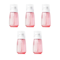 Miniatyrbild 1 av 5: Sprayflaskor Resestorlek, 5 st Set med Fina Mist Sprayflaskor Transparent Pink