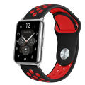 Miniatyrbillede 1 af 5: Silikone rem til Huawei Watch Fit 2 Band Active Classic Smartwatch Tilbehør Correa erstatningsbælte Huawei Watch Fit2 rem black-red