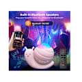 Miniatyrbillede 5 af 5: Stjerneprojektor Natlys Aurora Galaxy Projektorlys 4 i 1 Sneglenatlys til Soveværelse med Fjernbetjening/Musikhøjttaler