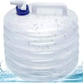 Pikkukuva 1 / 5: Kokoontaittuva vesisäiliö, 15l kannettava kokoontaittuva vesisäiliö+hana