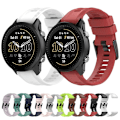 Miniatyrbillede 3 af 5: Til Garmin Descent G1 22 mm ensfarvet silikoneurrem Red