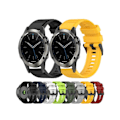 Miniatyrbillede 3 af 4: Rem til Garmin Quatix 5 Sapphire 22Mm Horisontal Tekstur Silikone Rem med Fjernelsesværktøj Gul