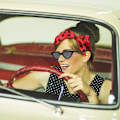 Pikkukuva 4 / 5: 5TLG Rockabilly-tarvikkeet - 1950-luvun asukokonaisuus naisille