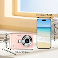 Miniatyrbild 3 av 4: Digitalkamera HD Digitalkamera Autofokusfunktion Grå