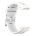 Miniatyrbillede 4 af 5: Til Garmin Instinct 2s Silikone rustfrit stål spændeurrem White
