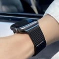 Miniatyrbillede 2 af 5: Metalrem til Apple Watch 8 7 45 mm 41 mm Ultra 49 mm åndbart Milanese erstatningsbånd til Iwatch 6 5 4 3 2 Se 44 ​​mm 42 mm 40 mm Space grey 42mm 44mm 45mm 49mm