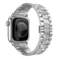 Miniatyrbilde 1 av 5: Metall diamantrem kompatibel for Apple Watch 49 mm 45 mm 44 mm 42 mm 41 mm 40 mm erstatningsarmbåndsrem for Iwatch 8 7 6 5 4 3se Silver For 38mm  40mm 41mm